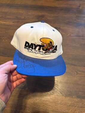 Vintage AJD NASCAR Daytona International Speedway Speedy Gonzales Snapback Hat S